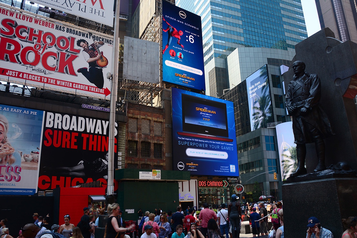 Dell Spider-Man Scramble Times Square Billboard.jpg