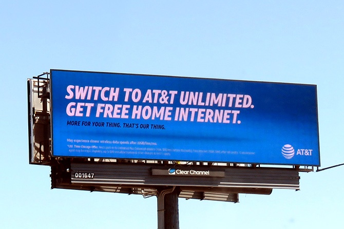 AT&T Digital Billboard