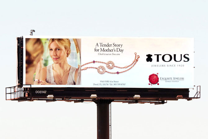 Tous-Exquisite-Jewelers-Mother's-Day-Billboard