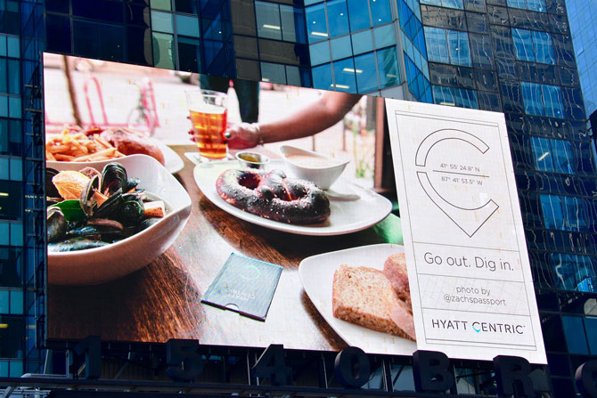 Hyatt Hotels Times Square Digital Billboard