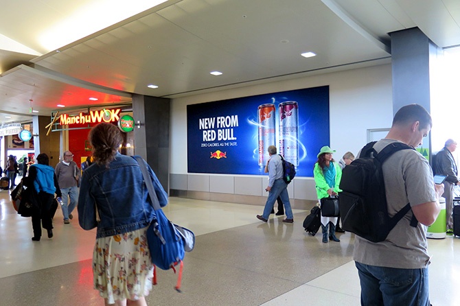 Red Bull SeaTac Airport Ad