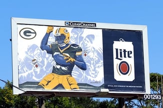 MillerCoors Green Bay Packers Billboard