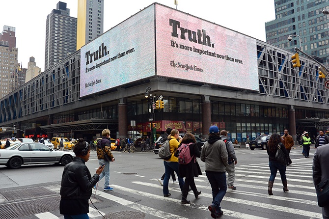 New York Times Truth Campaign