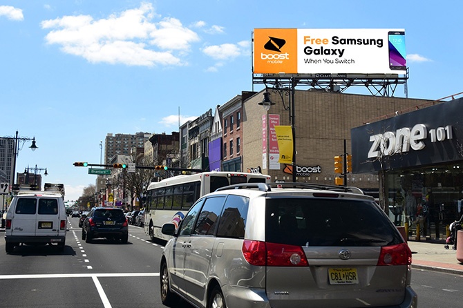 Boost Mobile New York Billboard