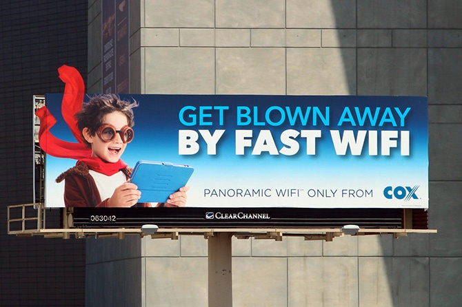 Cox Wifi Billboard