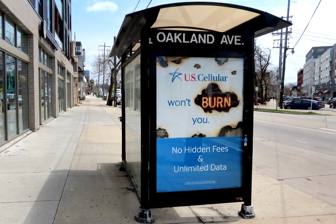 US Cellular Transit Shelter