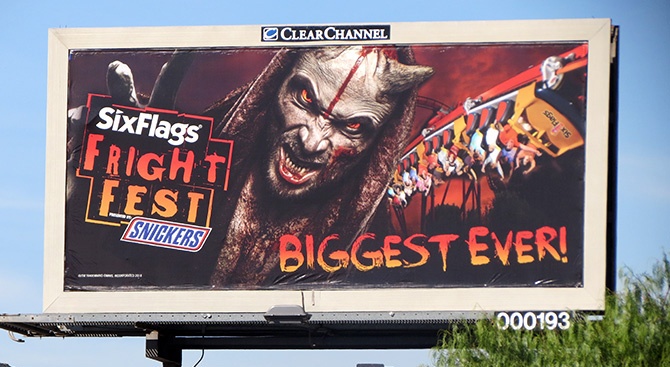 Six Flags Fright Fest Billboard