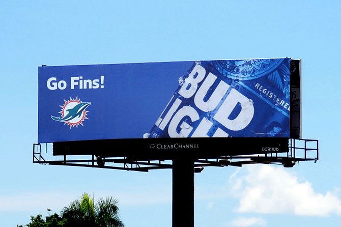 Bud Light Miami Dolphins Go Fins