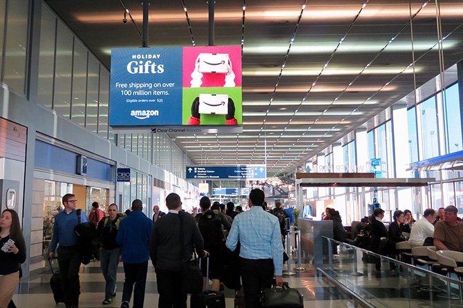 Amazon GIfts OHare Airport Ad-1