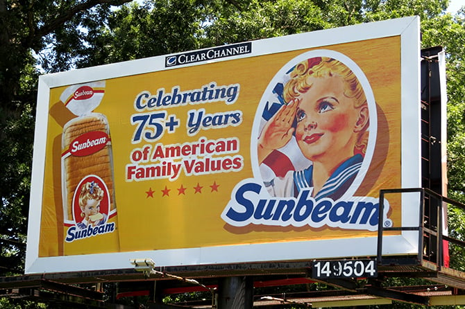 Sunbeam Toasts 75 Years with Billboard