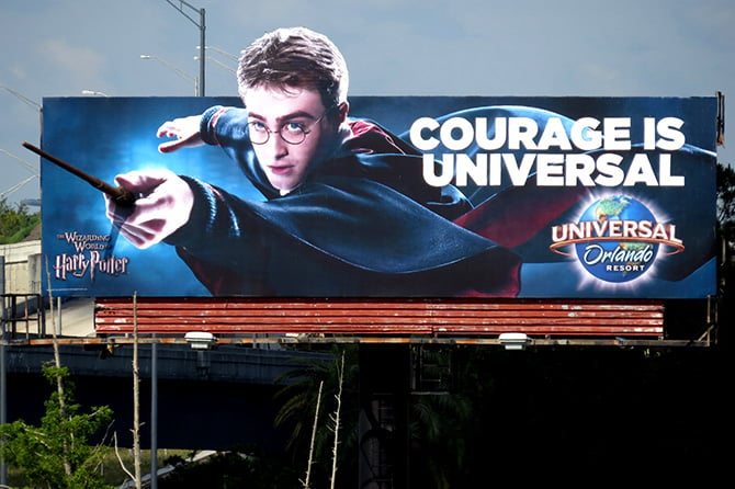 Universal Orlando Harry Potter Billboard