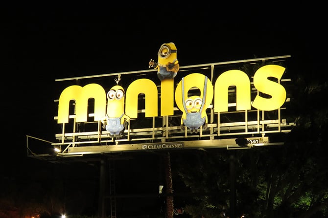 Universal Pictures Minions Movie Billboard