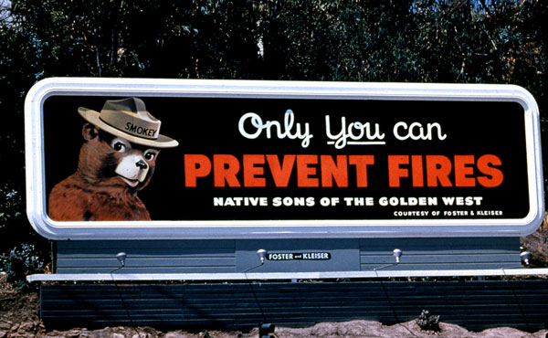 1963 Ad Council Smokey Bear Ad