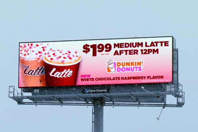 Dunkin Donuts Digital Billboard
