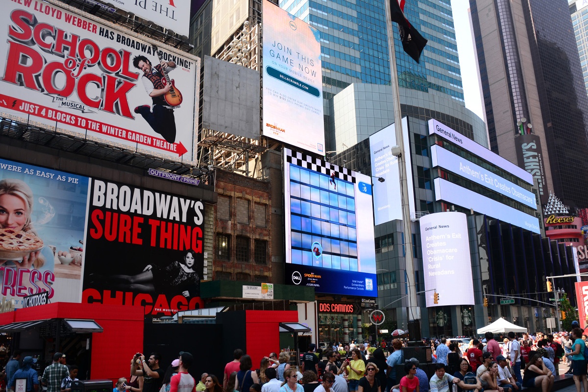 Dell Spider-Man Scramble Times Square Billboard2.jpg