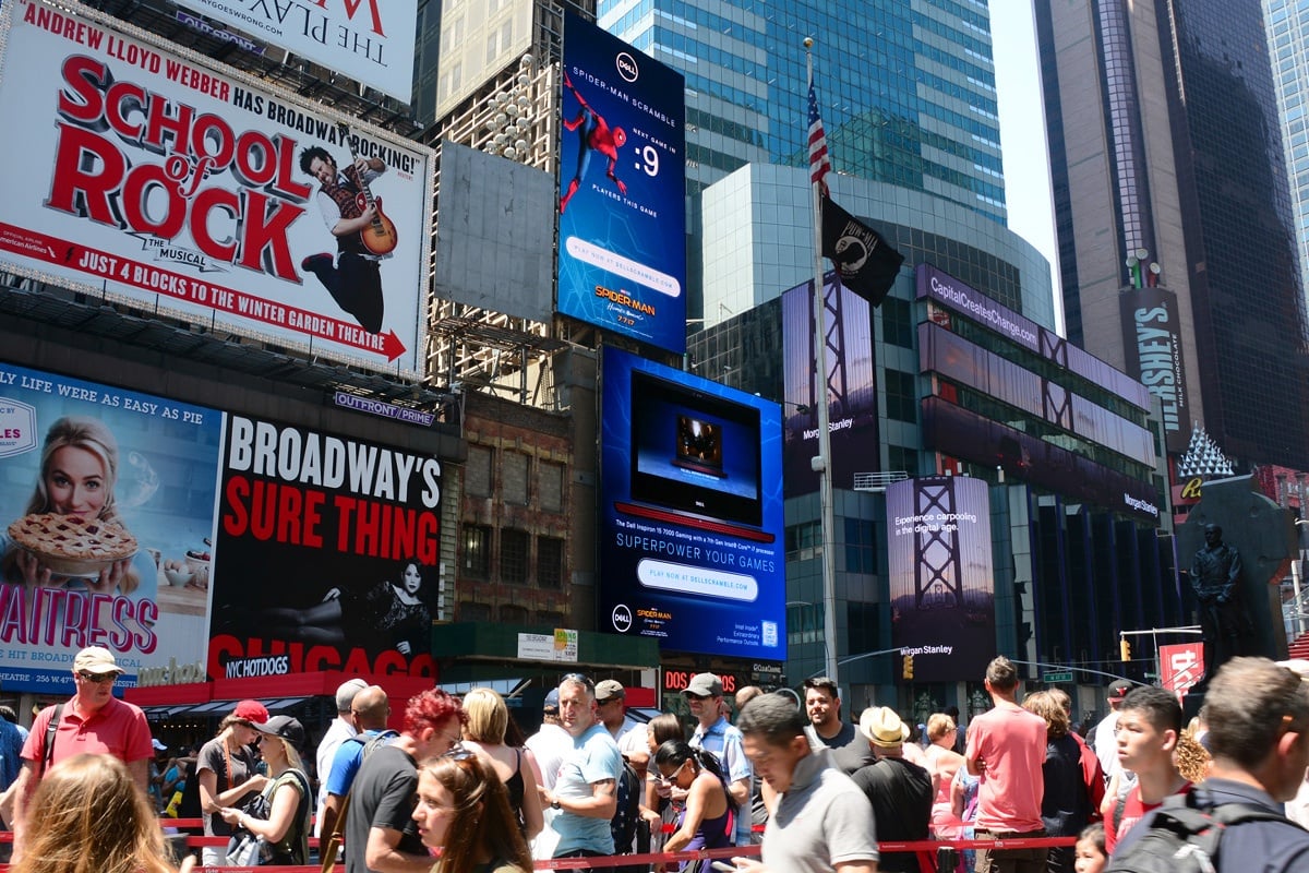 Dell Spider-Man Scramble Times Square Billboard3