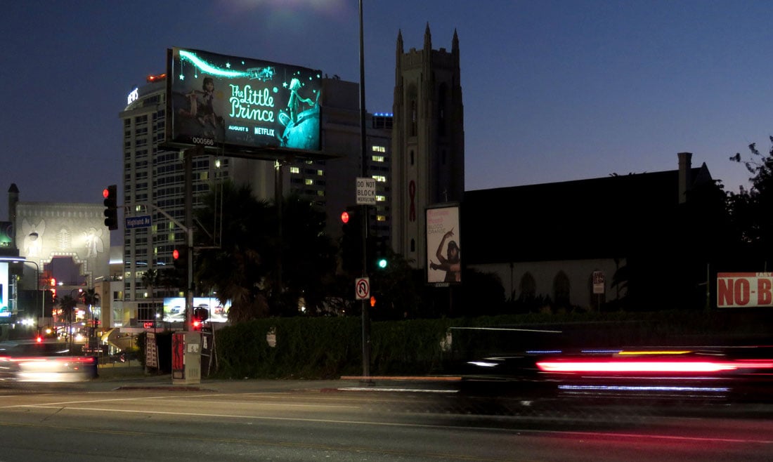 The Little Prince Billboard at Night.jpg