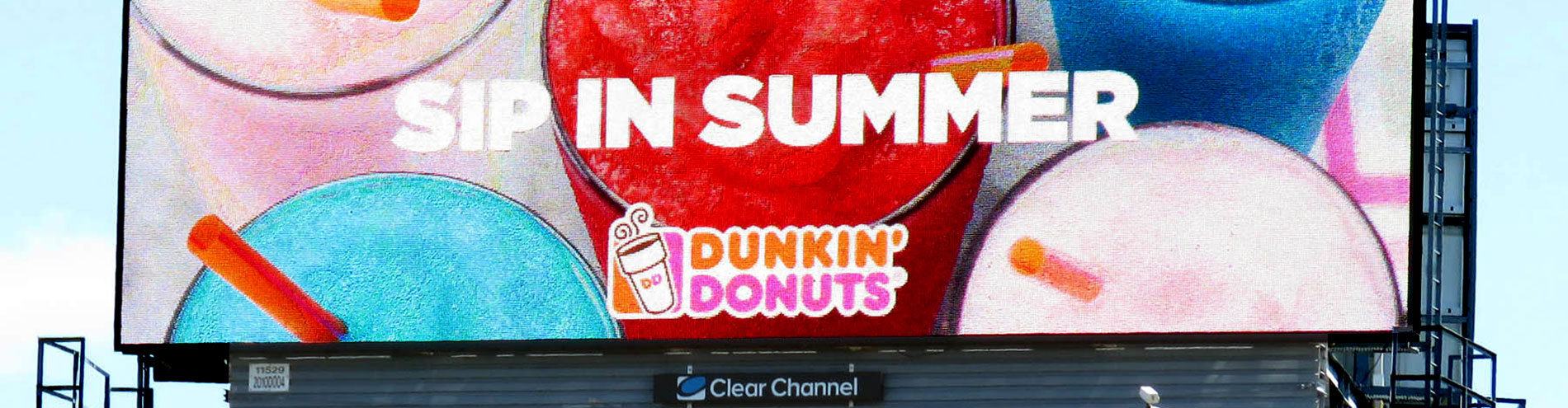 Dunkin Donuts Summer Digital Billboard