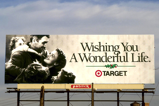 Target Its a Wonderful Life Billboard