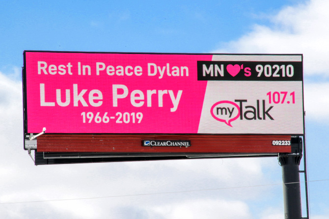 Hubbard Broadcasting Luke Perry Tribute