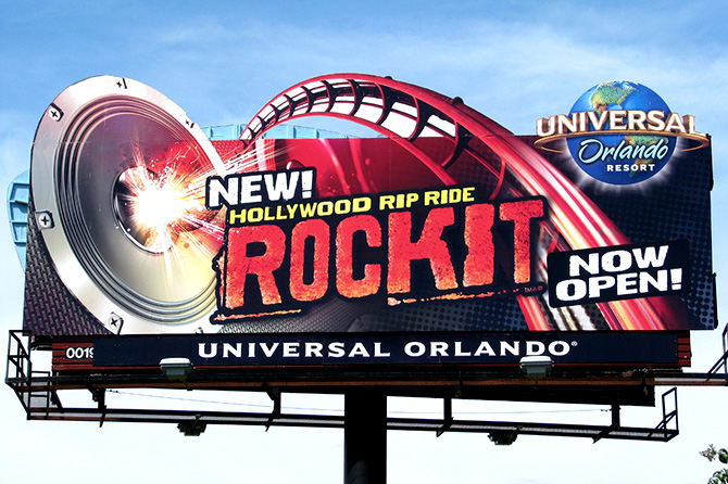 Universal Orlando RockIt Billboard Universal Orlando RockIt Billboard