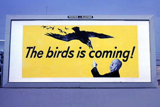 Universal Pictures The Birds 1963 Billboard Universal Pictures The Birds 1963 Billboard