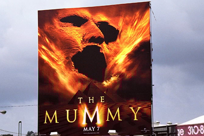 Universal Pictures The Mummy Movie Billboard Universal Pictures The Mummy Movie Billboard