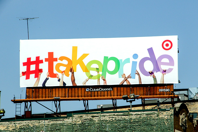 Target #TakePride Billboard