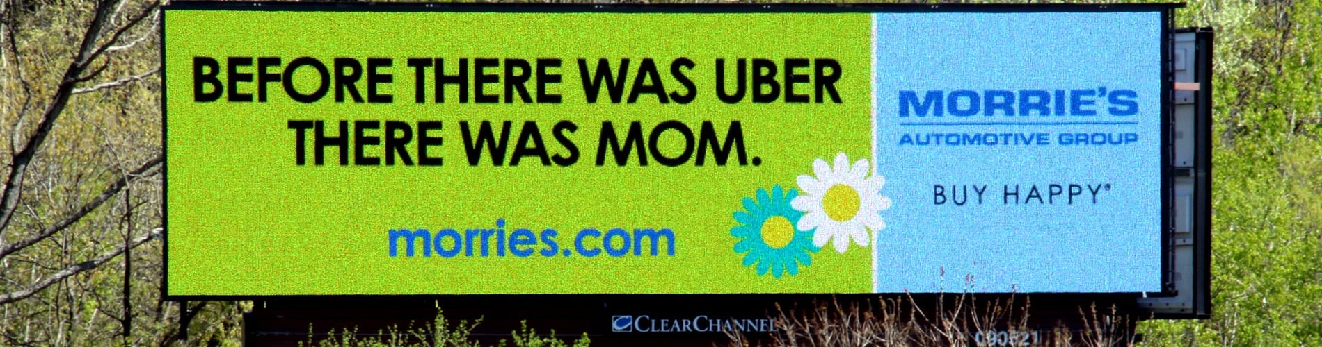 Morrie's Before Uber There was Mom Billboard